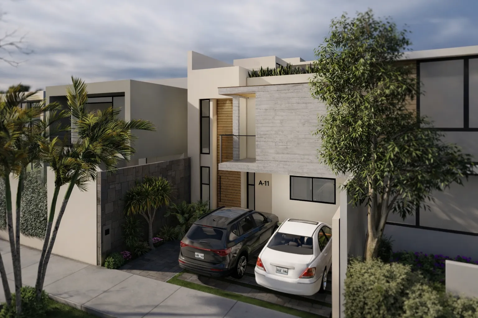 Exterior de casa modelo 1